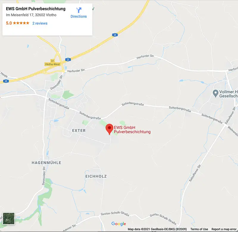 EWS Pulverbeschichtung GmbH Standort