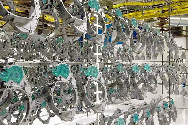 Pulverbeschichtung für Automobilindustrie