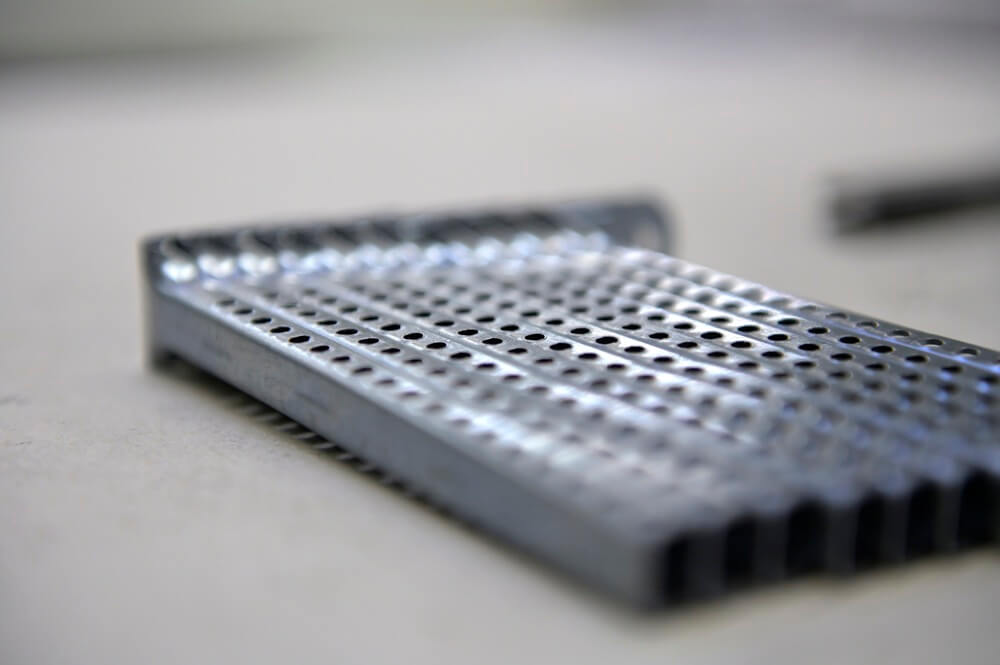 Nahaufnahme eines Metallteils
