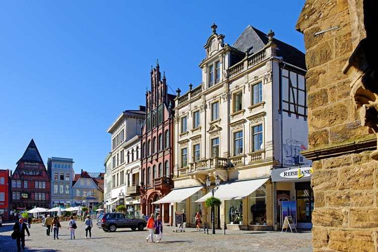 Historischer Marktplatz in Minden an der Weser